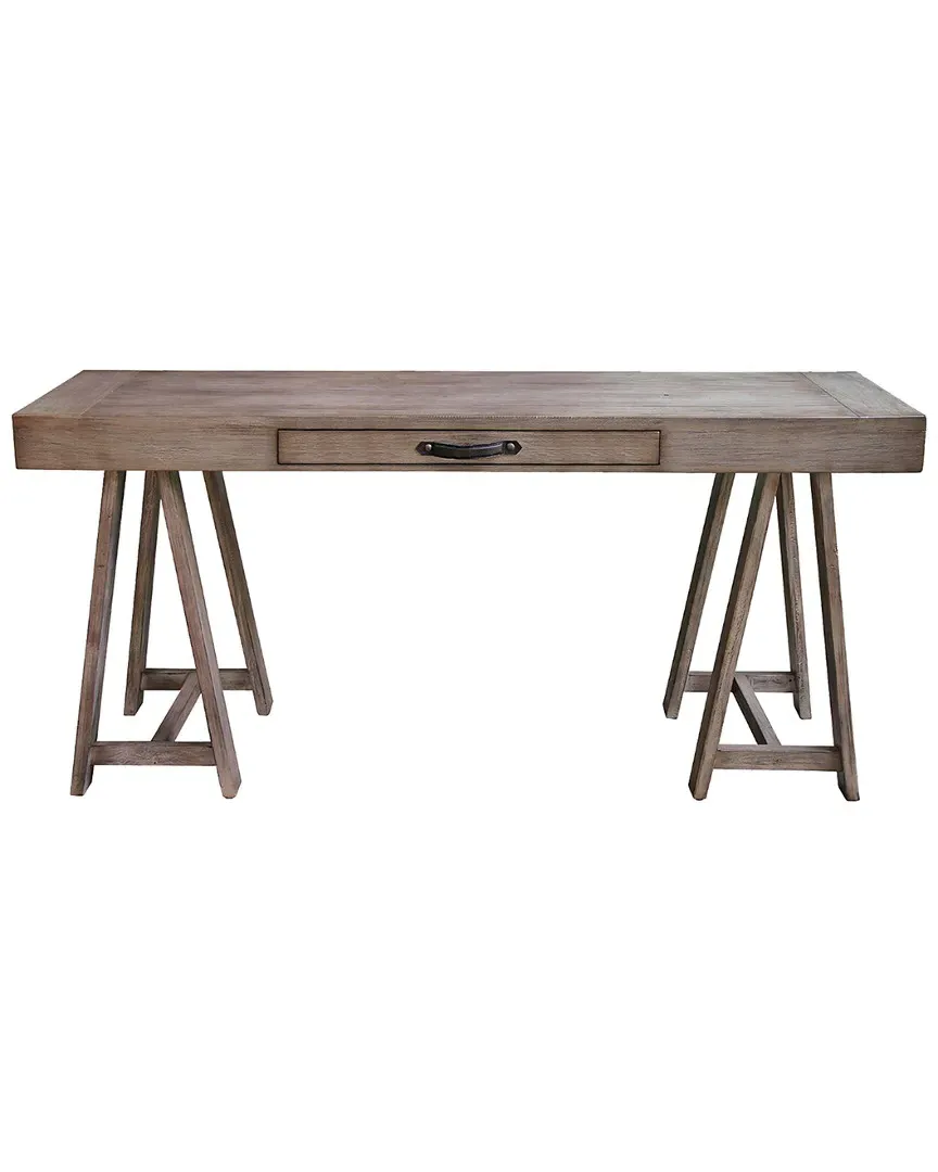 Gwen Desk - Grey, Mahogany image