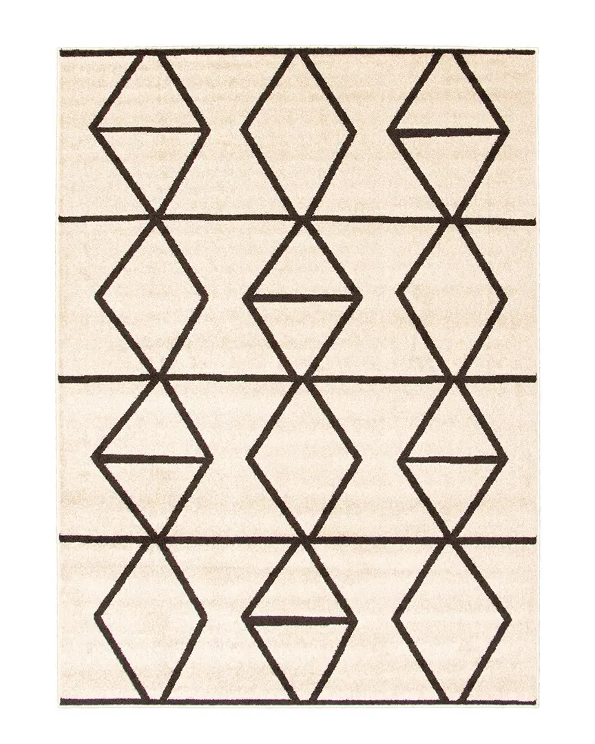 Ana Moroccan Rug - Ivory, Polypropylene
