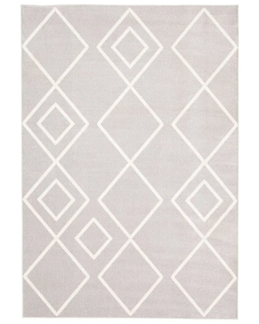 Aqua Kenza Washable Rug - Grey, Polyester image