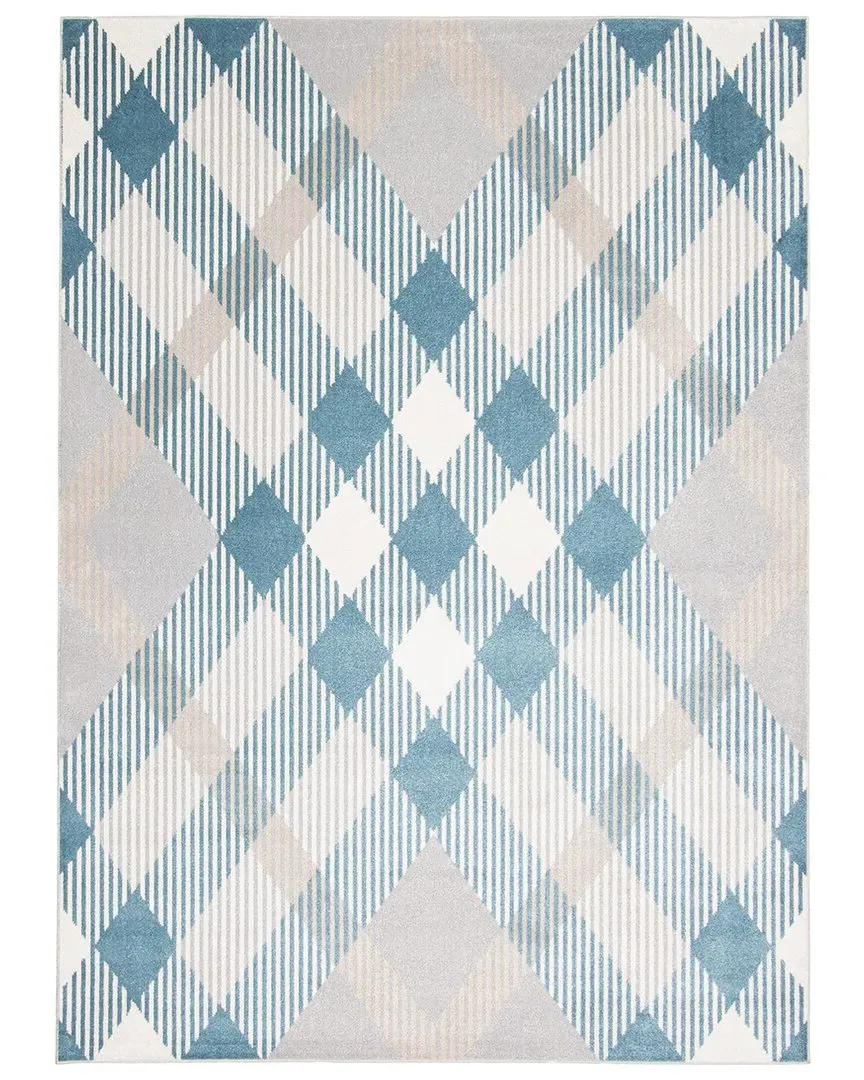 Aqua Kors Washable Area Rug - Grey, Polyester