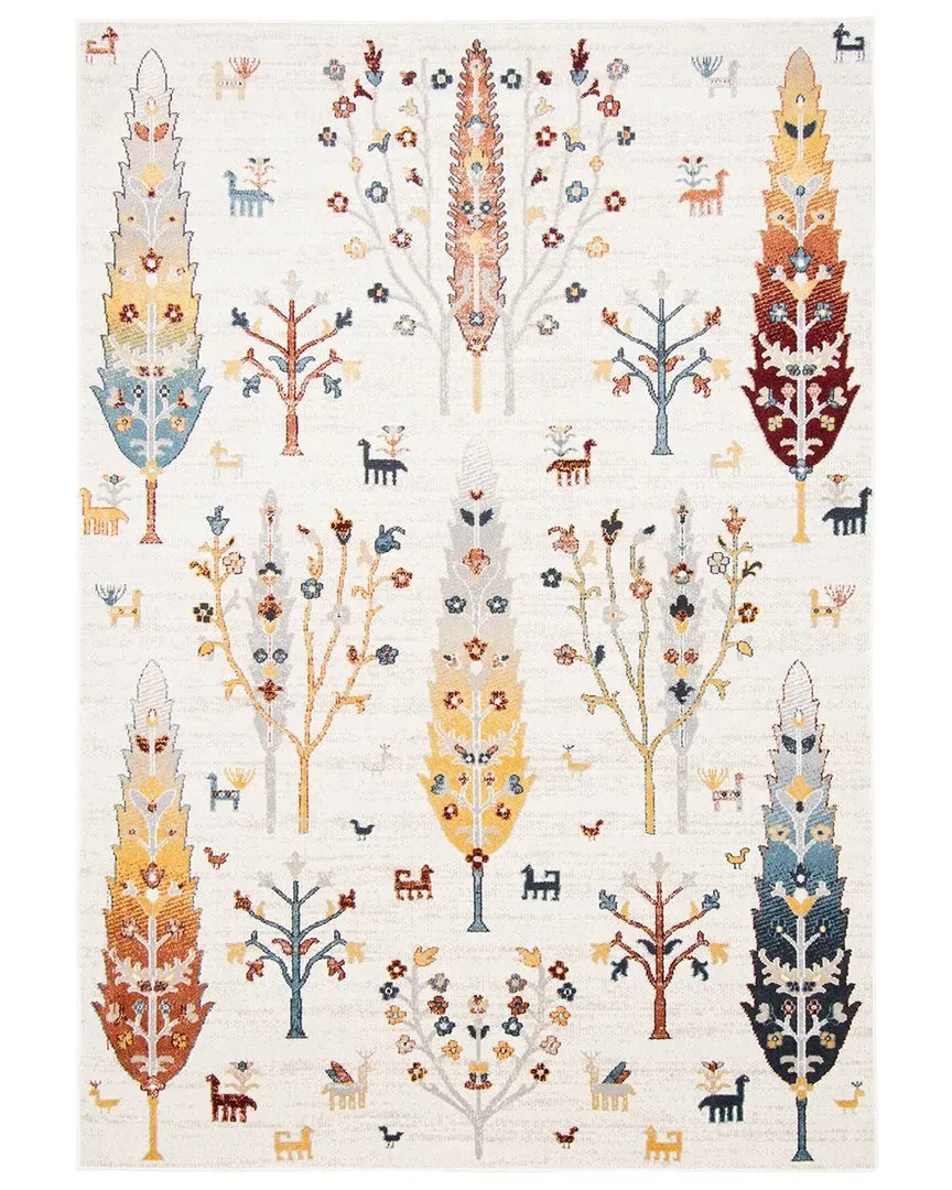 Aqua Pine Washable Rug - Ivory, Polyester