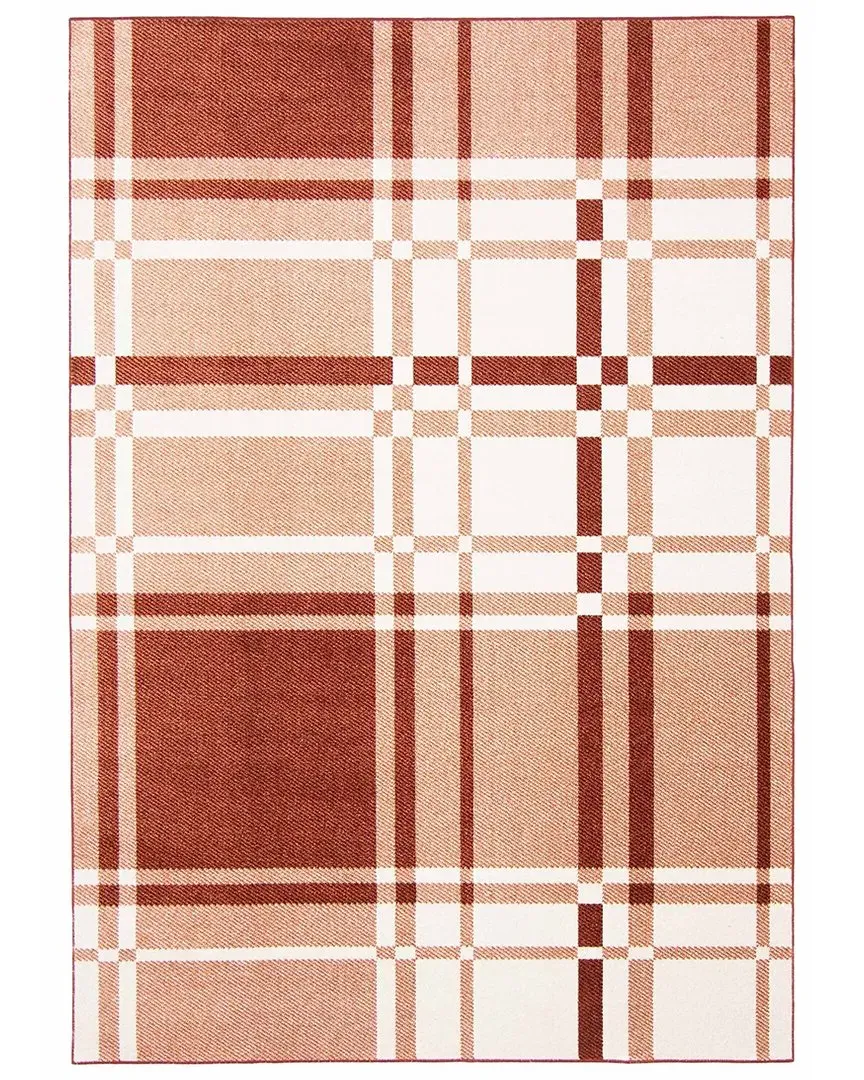 Aqua Roma Washable Rug - Copper, Polyester