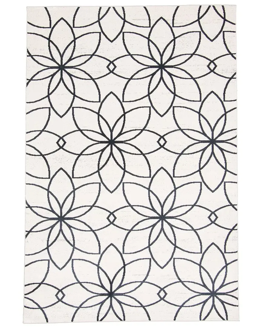 Aqua Terali Washable Rug - Ivory, Polyester image