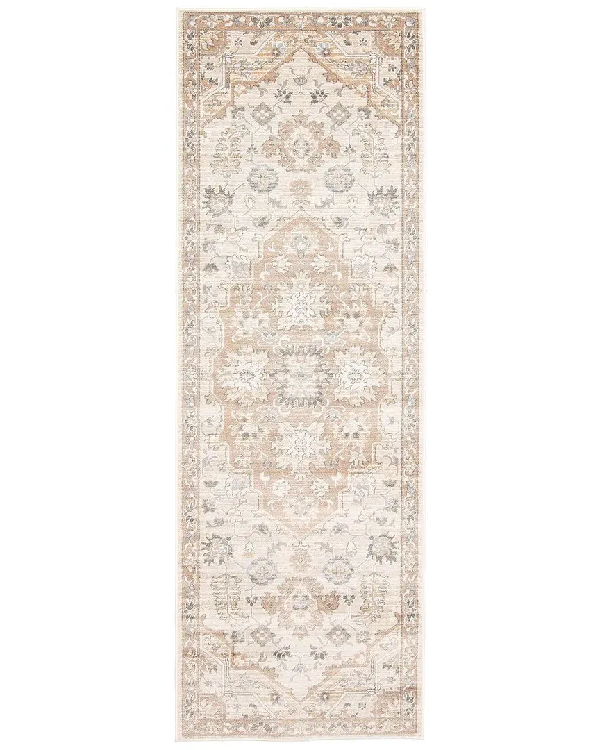 Arden Traditional Runner Rug - Beige image