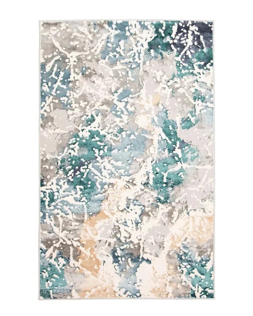 Aura Area Rug - Teal image