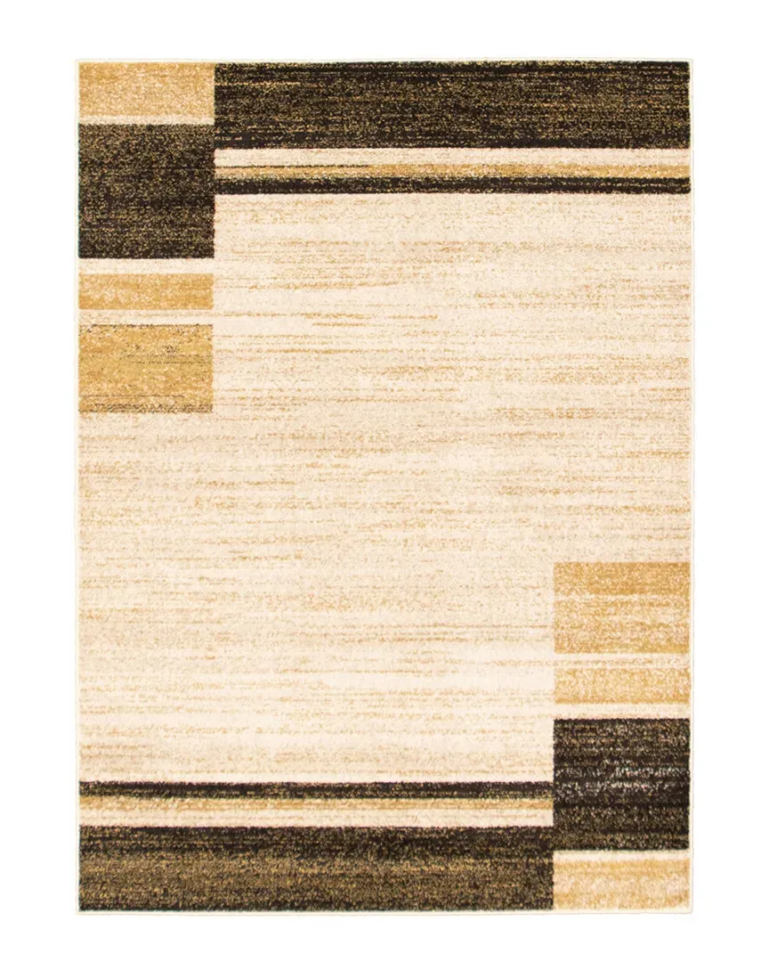 Ayla Rug - Ivory Brown, Polypropylene