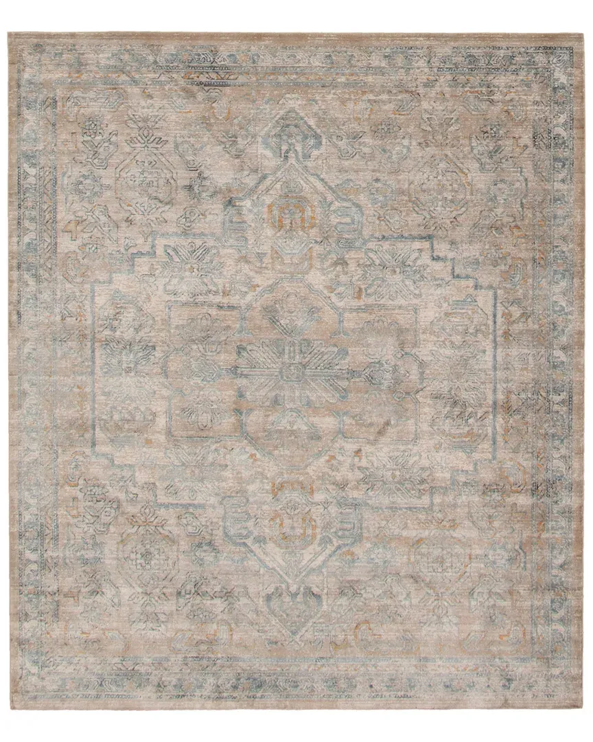 Bahama Heriz Distressed Rug - Beige Grey, Polypropylene image
