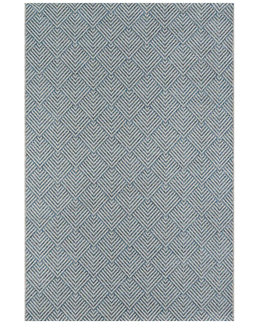 Como Area Rug - Blue, Polypropylene