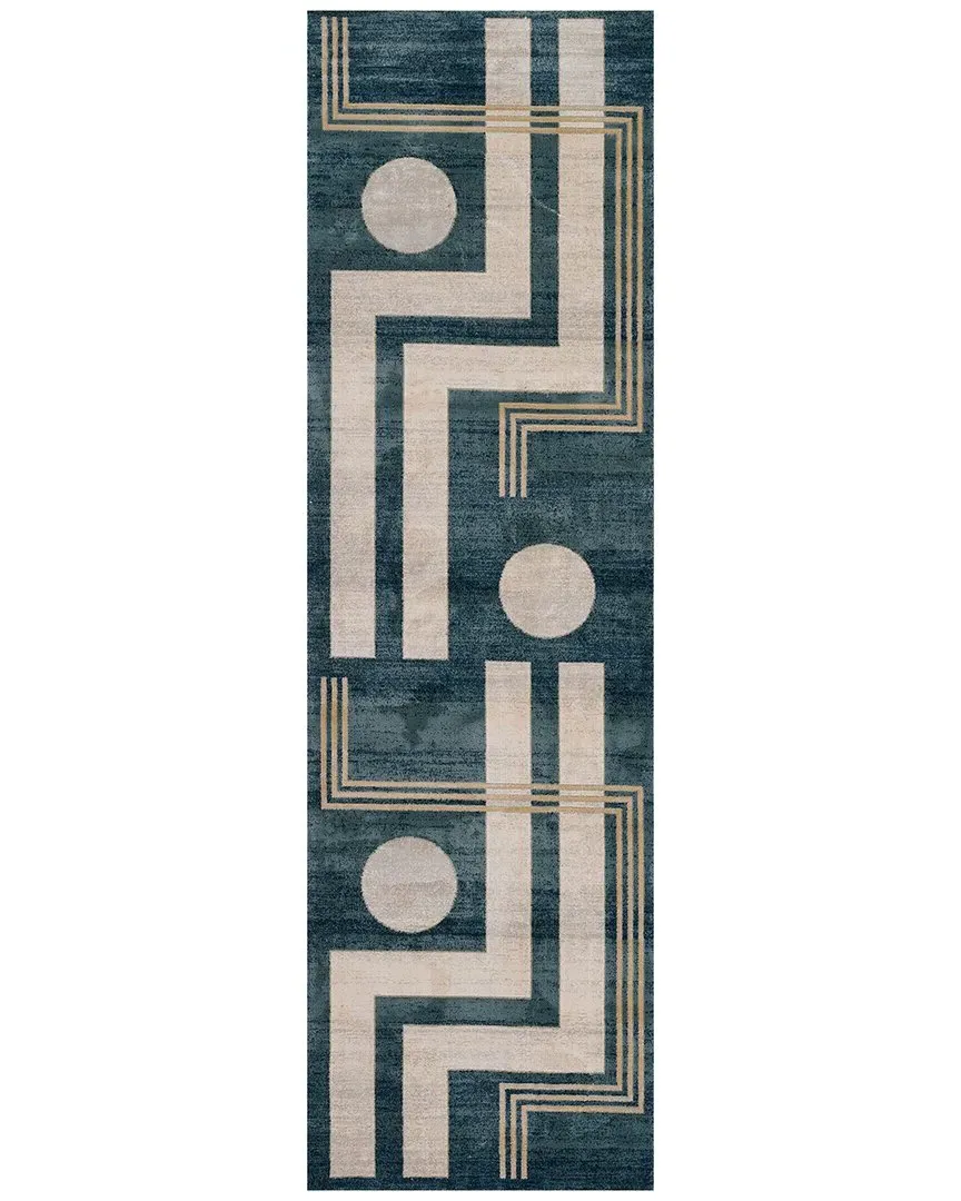 Edition Runner Rug - Blue, Polyester image