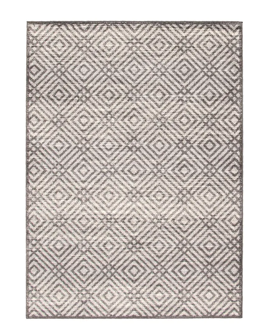 Ember Geometric Rug - Anthracite, Polypropylene image