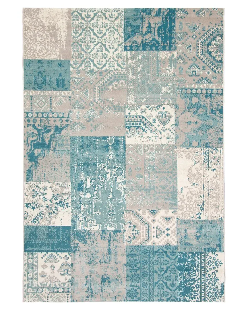 Emira Vintage Rug - Green, Polypropylene