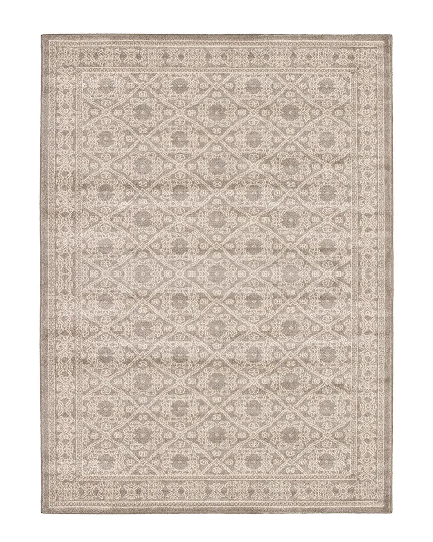 Emma Damask Rug - Grey image