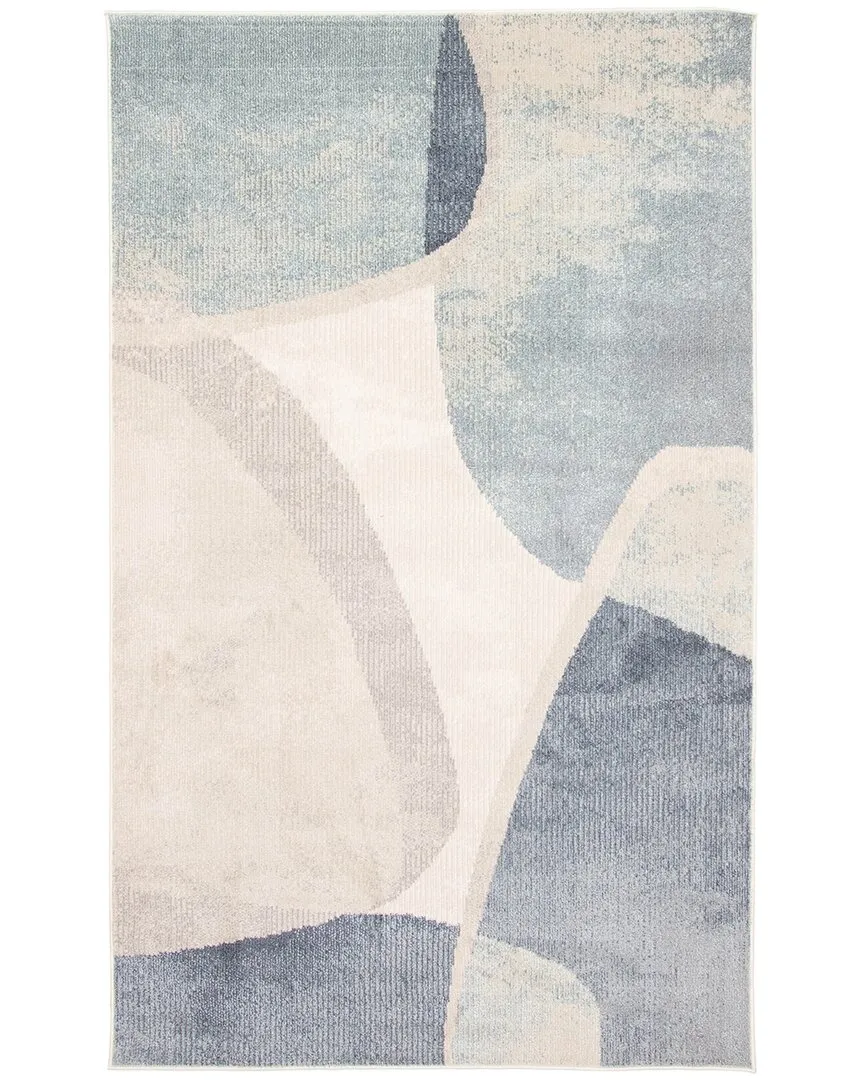 Gem Area Rug - Beige, Polyester