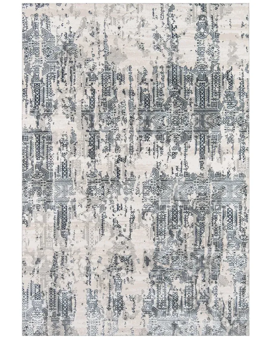 Genevieve Area Rug - Grey, Polyester