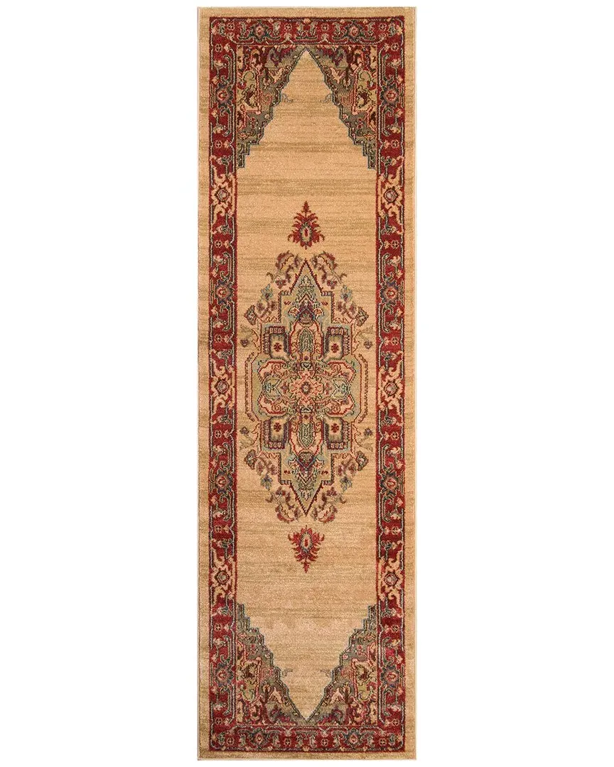 Ghazni Runner Rug - Beige image