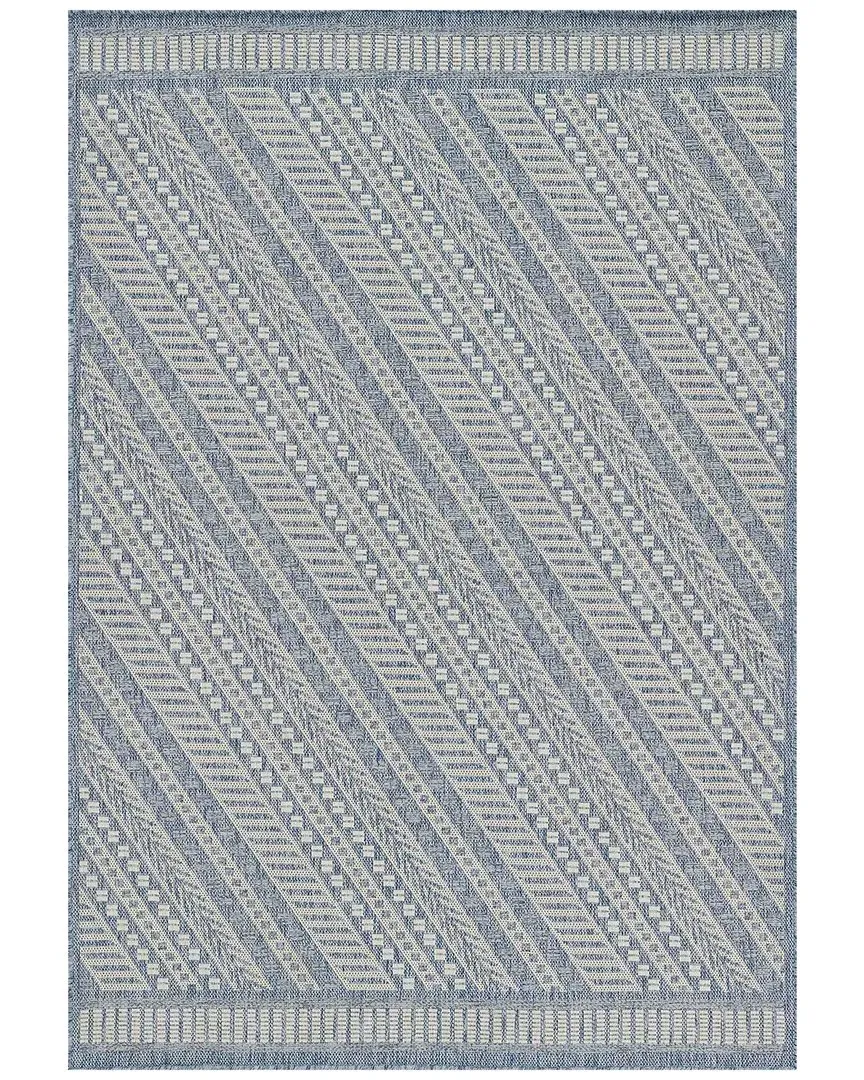 Hampton Area Rug - Blue, Polypropylene