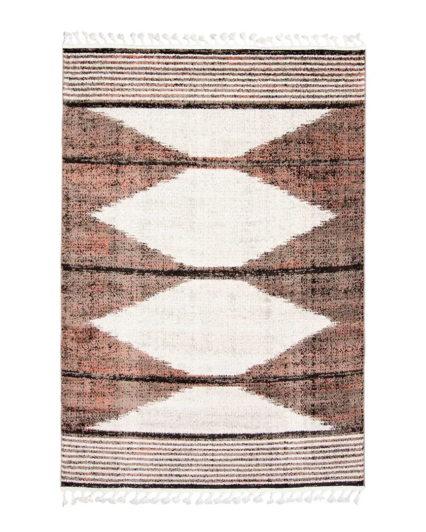 Kybella Losange Rug - Taupe, Polypropylene