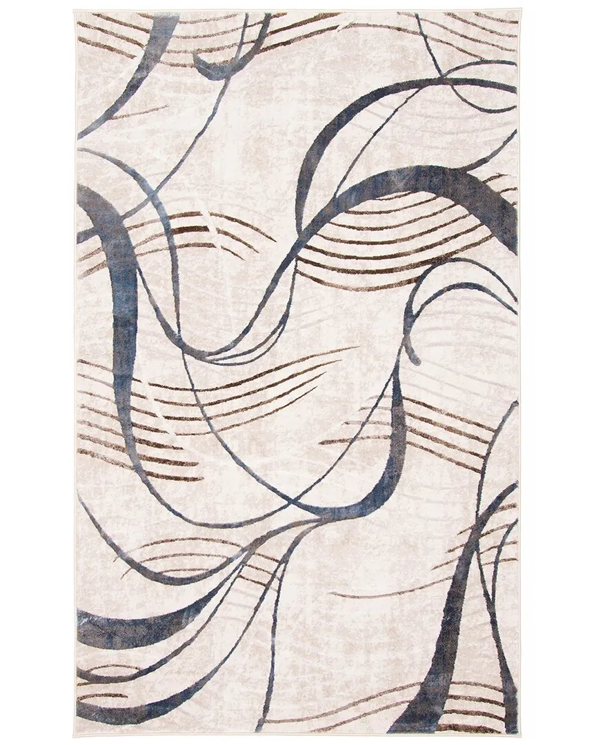 Leah Area Rug - Ivory, Polyester