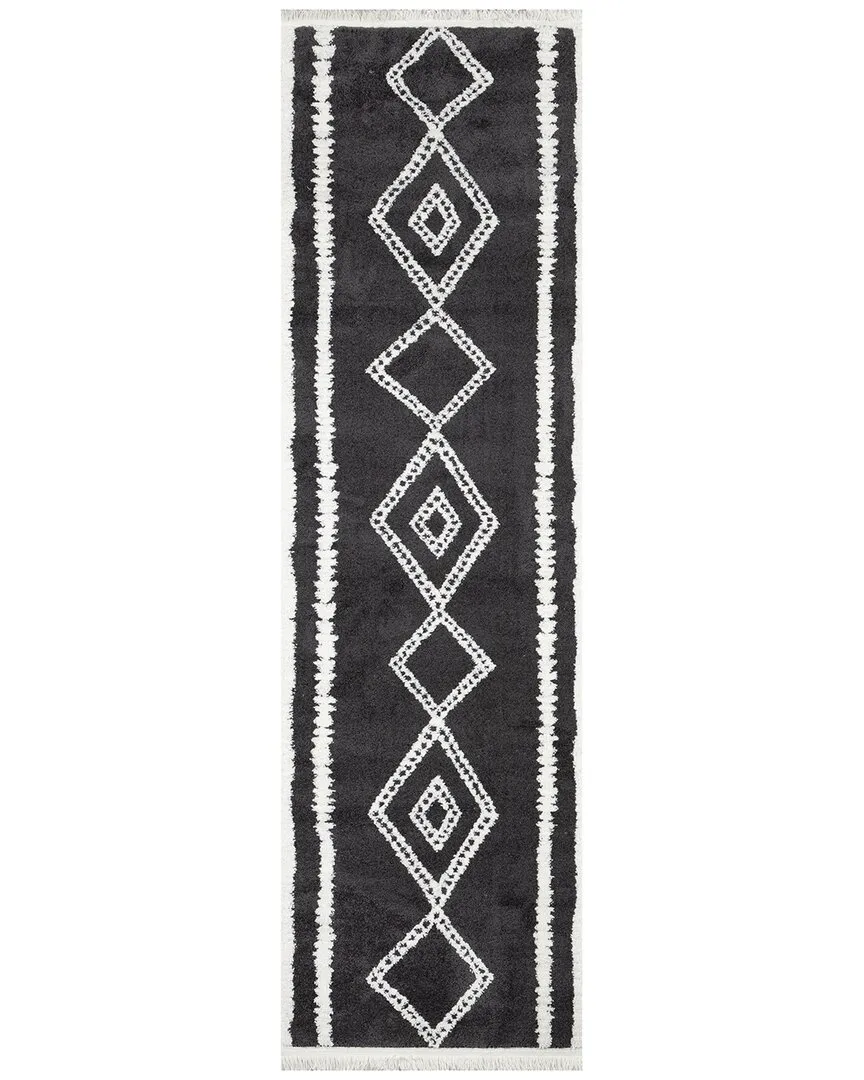 Monaco Runner Rug - Black image