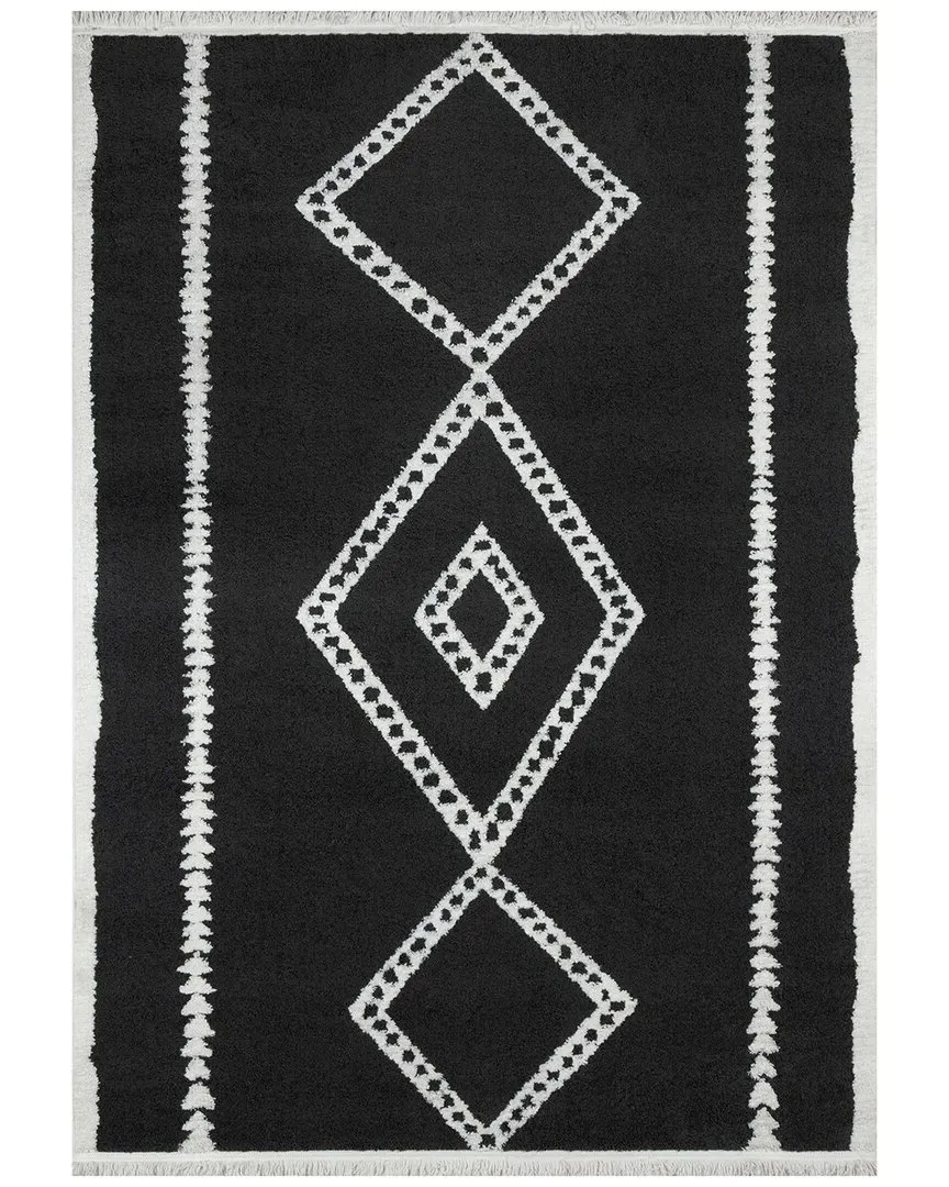 Monaco Tribal Area Rug - Black image