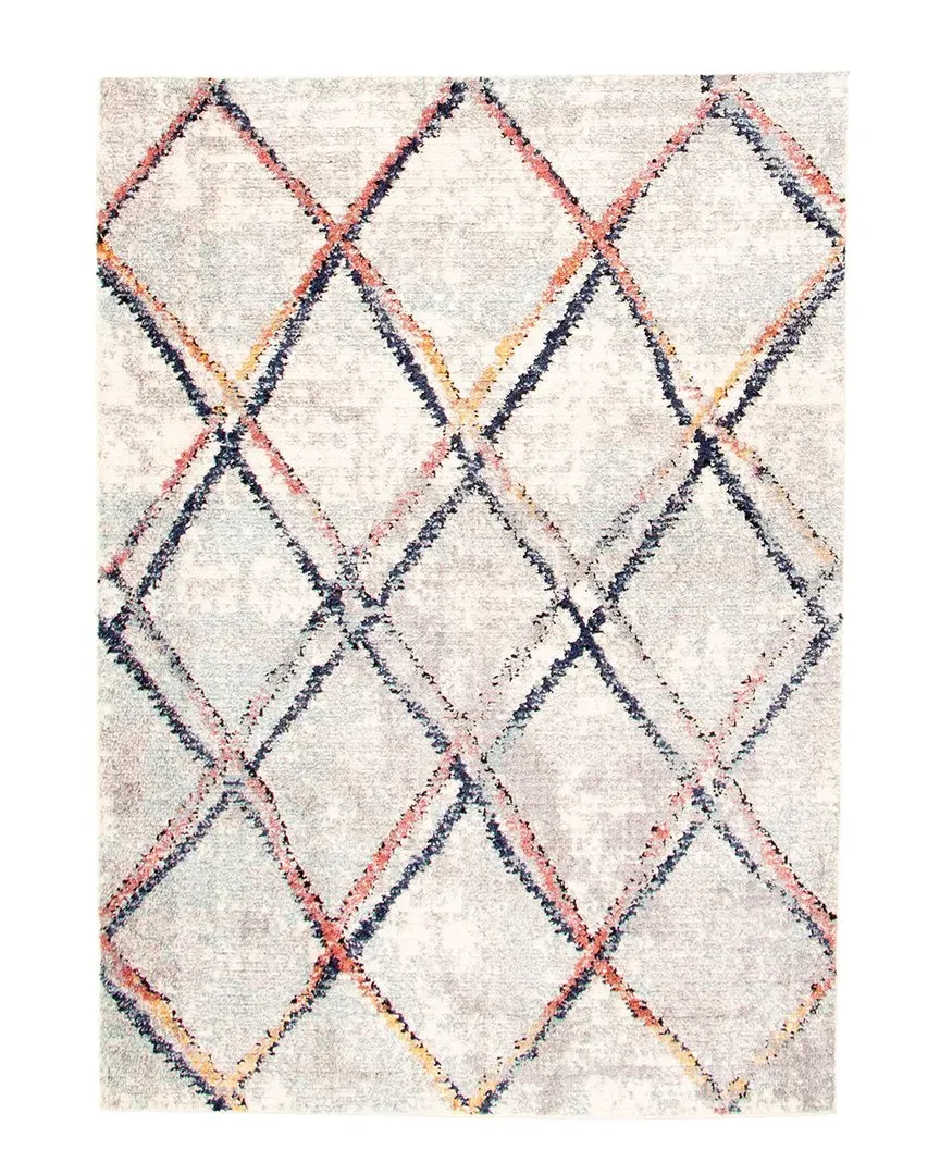 Moroccan Abstract Rug - Ivory, Polypropylene