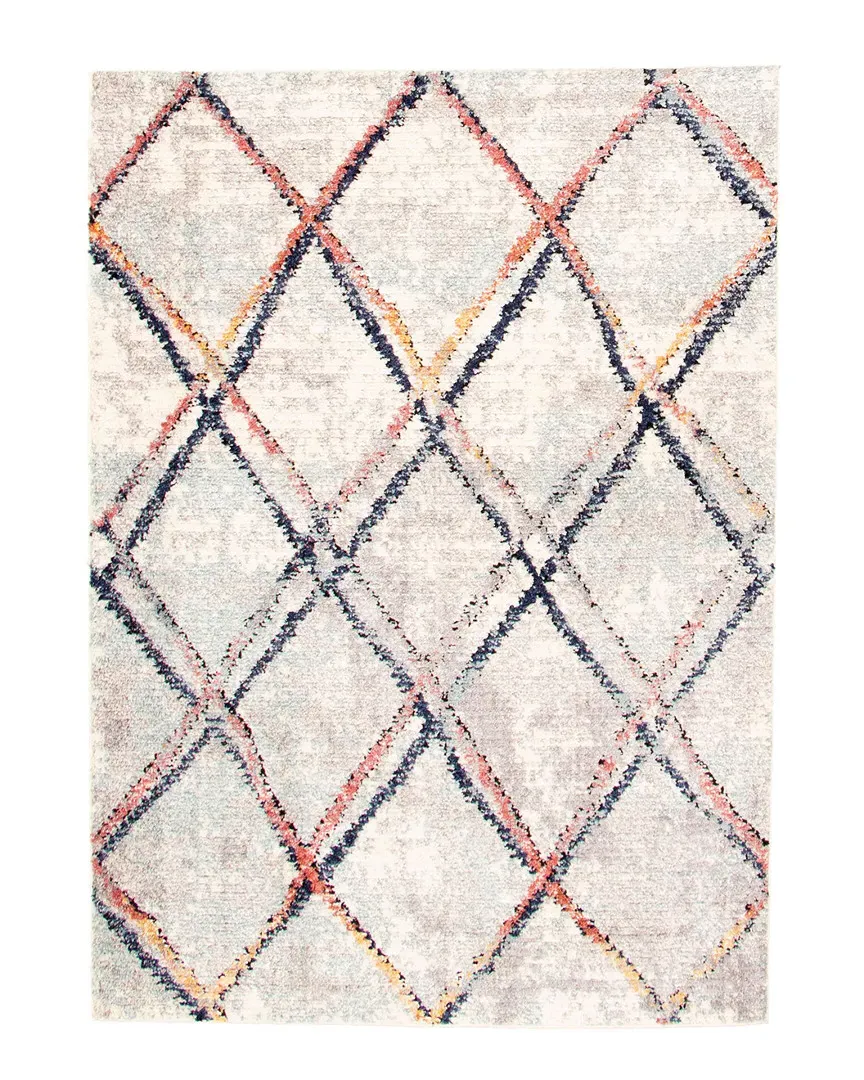 Moroccan Abstract Rug - Ivory, Polypropylene