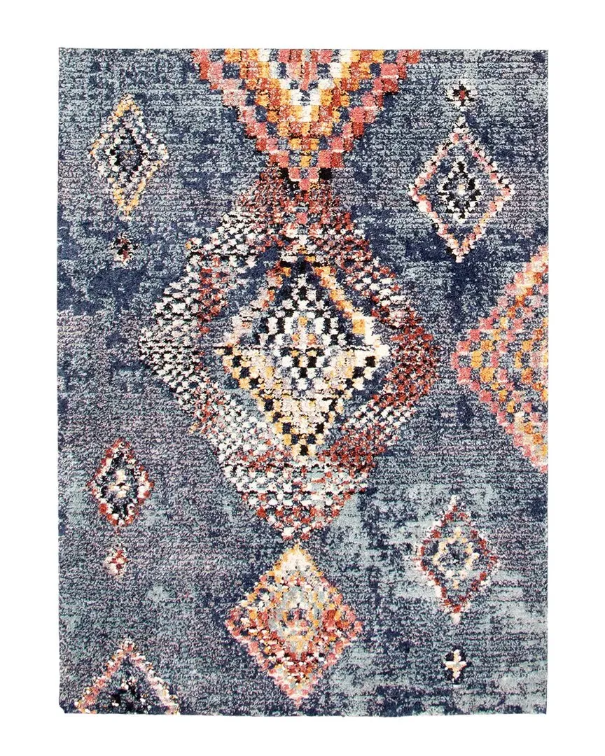 Moroccan Mosaique Rug - Blue, Polypropylene