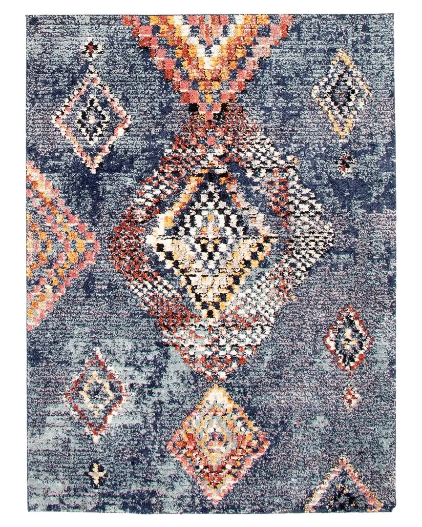 Moroccan Mosaique Rug - Blue, Polypropylene