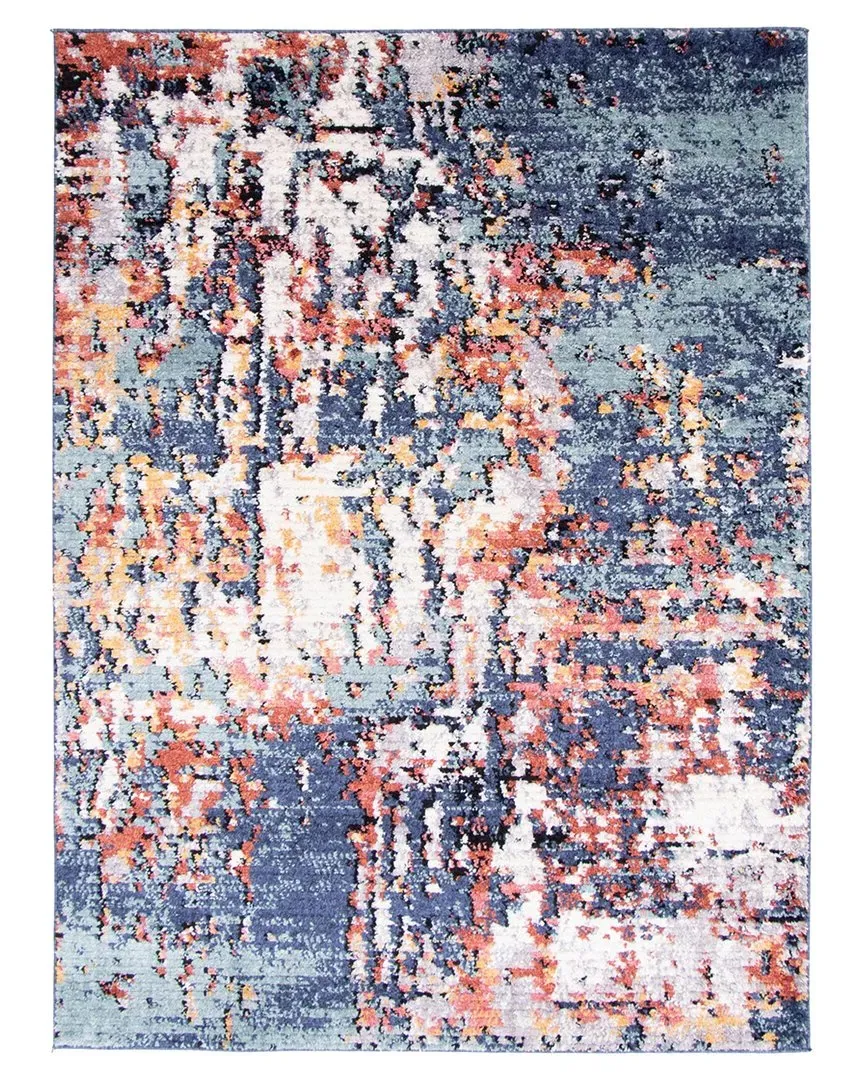 Moroccan Vintage Rug - Blue, Polyester