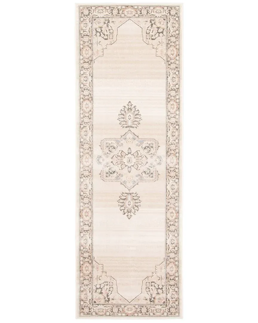 Myra Runner Rug - Ivory, Polypropylene image