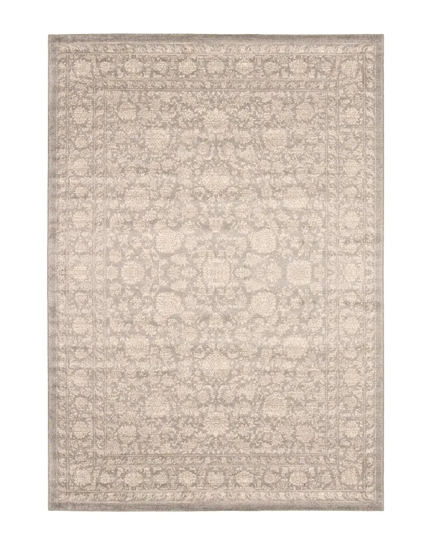 Olivia Damask Rug - Grey