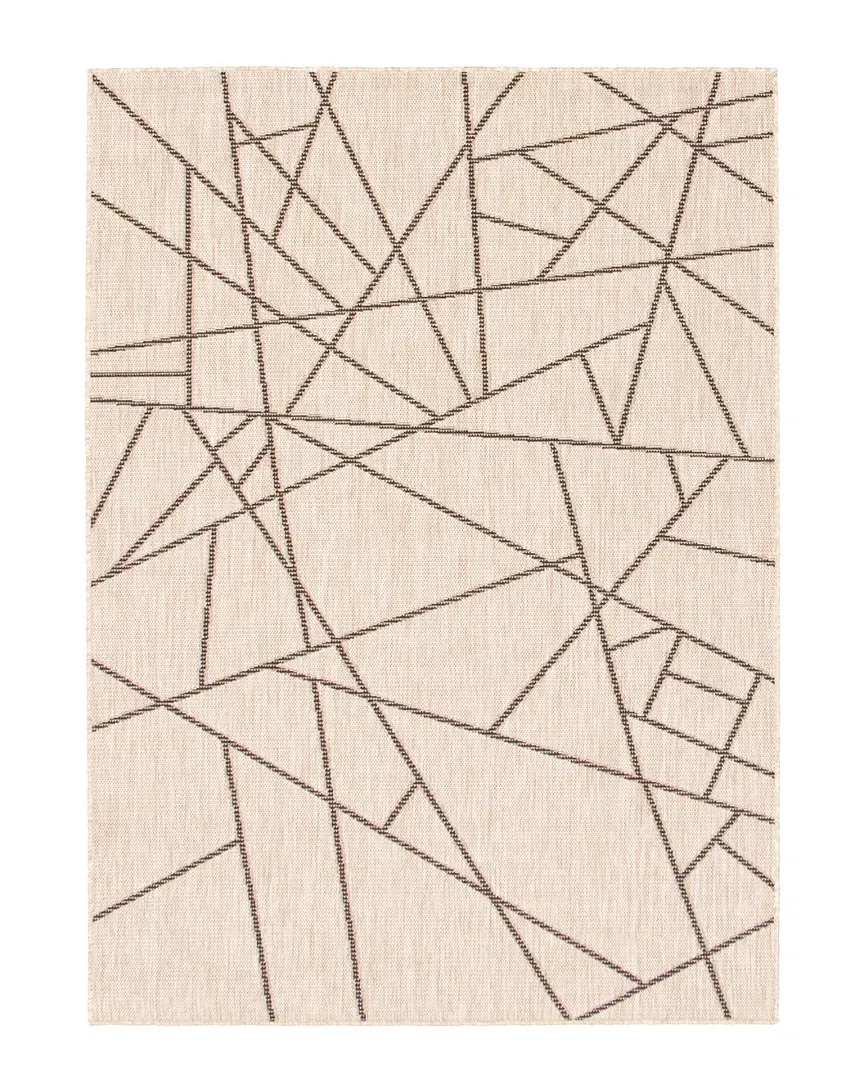 Sisal Abstract Rug - Silver