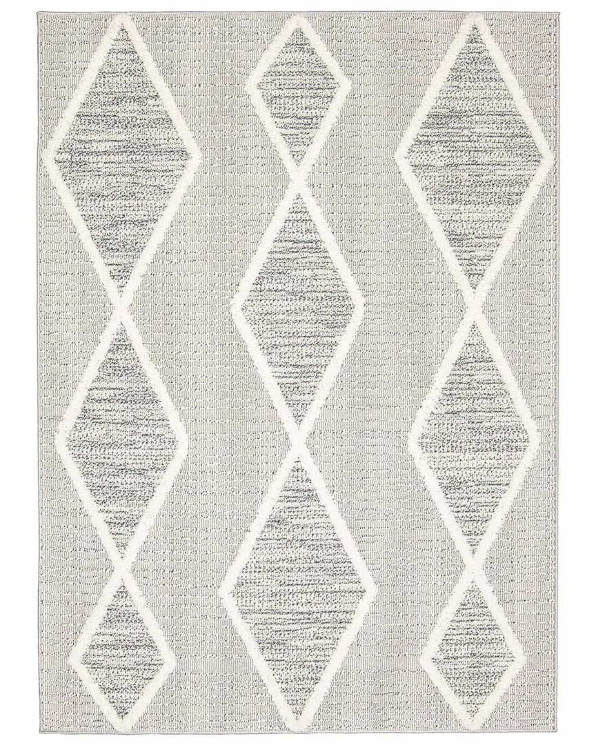 Specter Washable Rug - Grey, Polypropylene