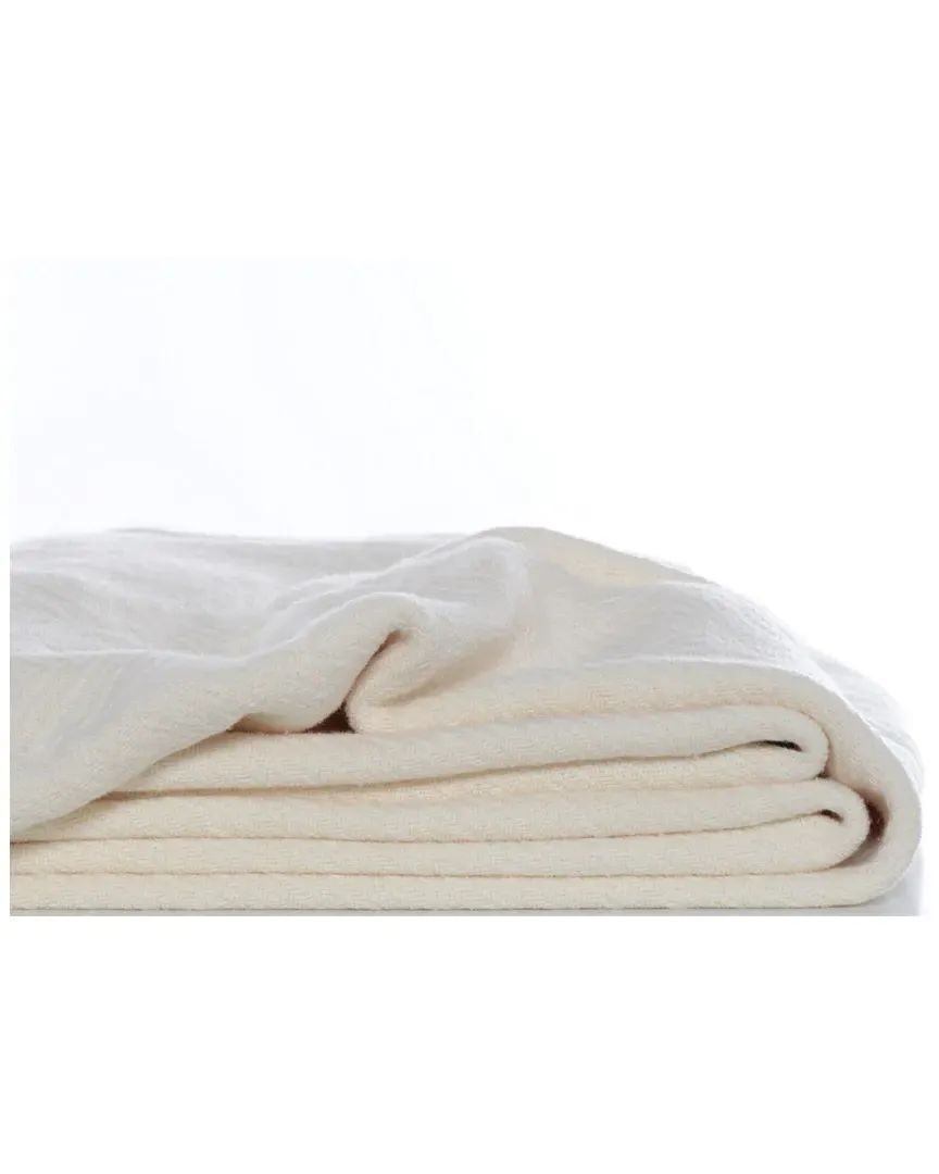 Herringbone Blanket - Bone, Cotton image