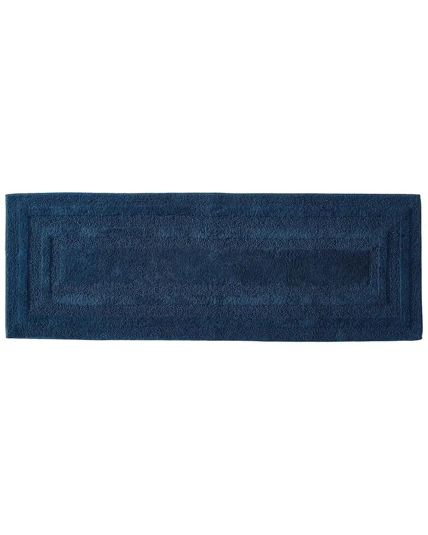 Logan Tufted Bath Runner - Blue, Cotton