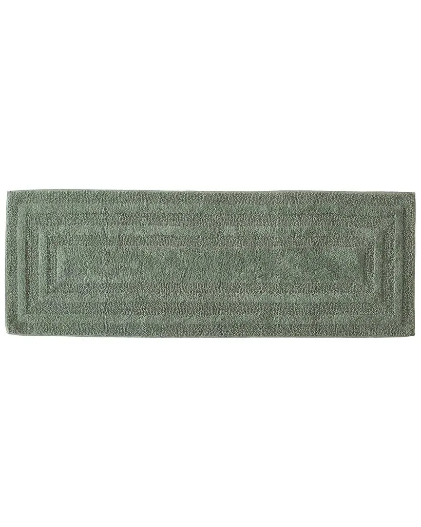 Logan Tufted Bath Runner - Green, Cotton