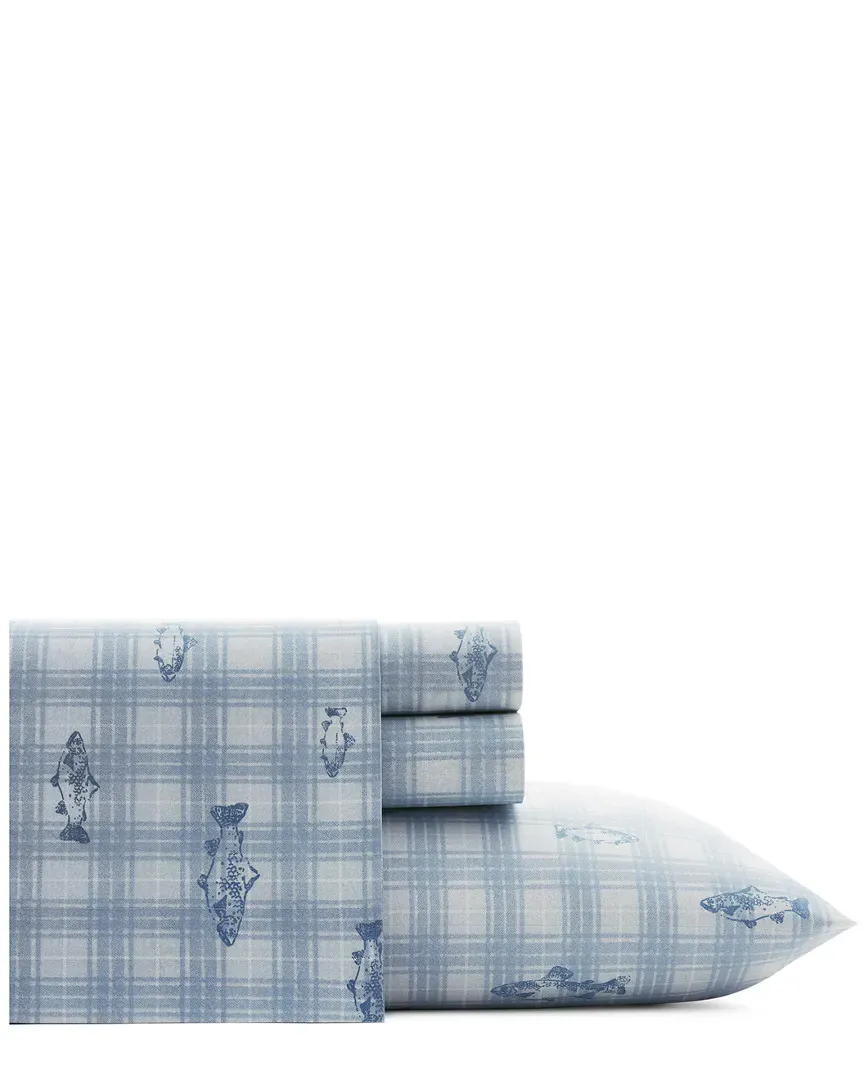 Methow Plaid Sheet Set - Grey, Cotton