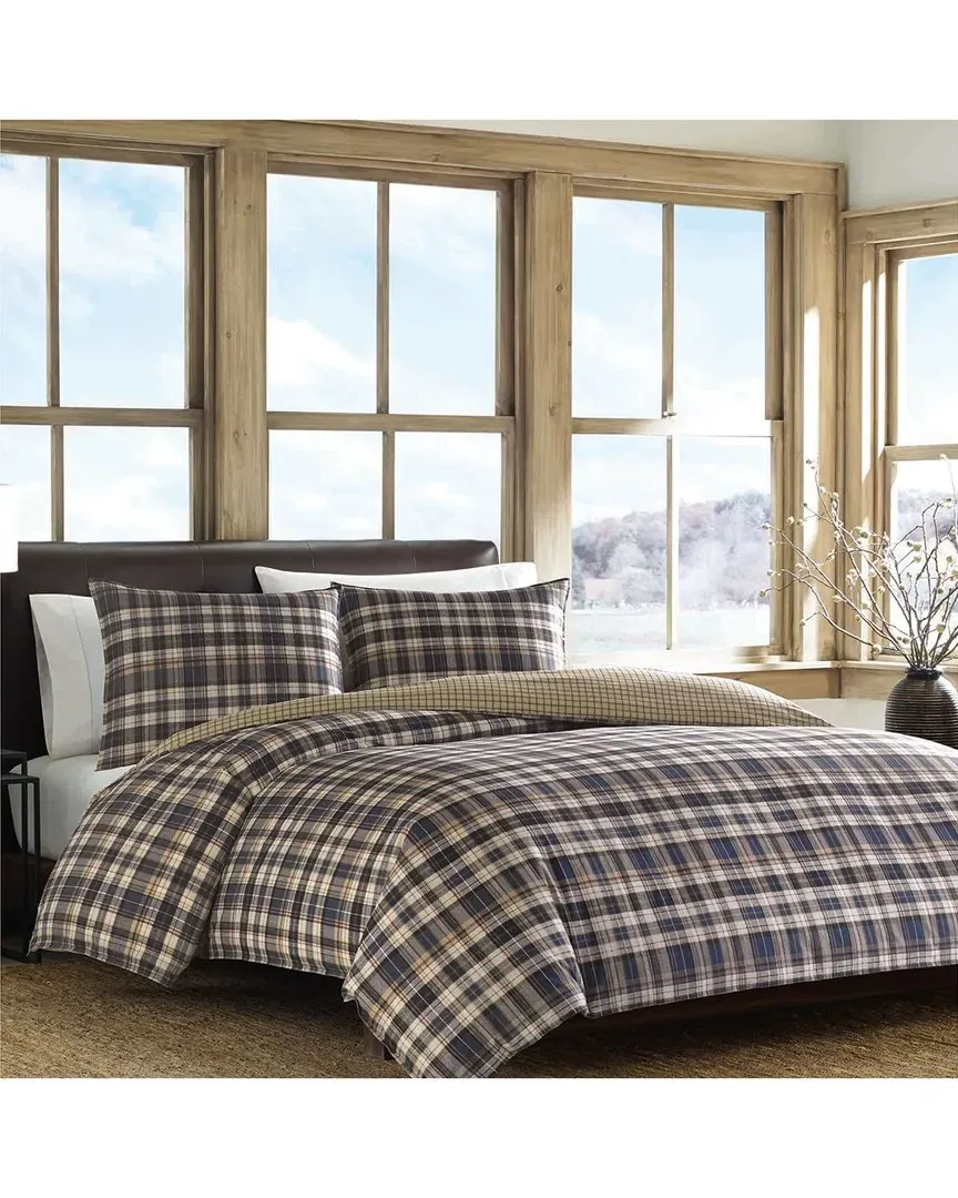 Port Gamble Duvet Cover Set - Dusted Indigo, Cotton