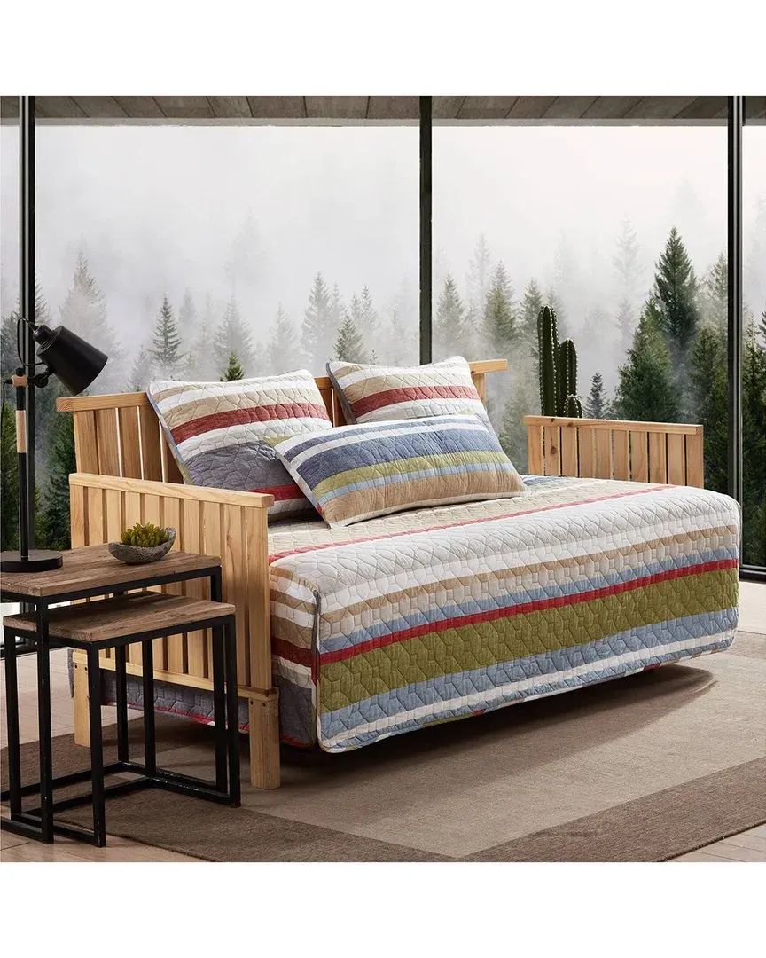 Salmon Ladder Quilted Daybed Cover Set - Multi