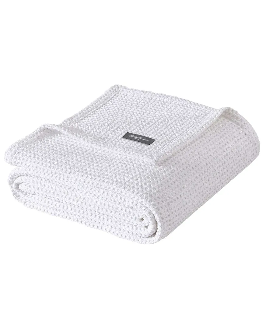 Solid Waffle Blanket - White, Cotton
