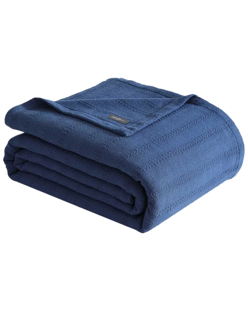 Variegated Weave Stripe Blanket - Dusted Indigo image