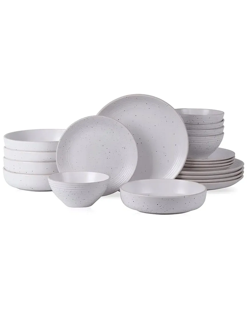 Ace 16pc Round Dinnerware Set - Off White, Stoneware