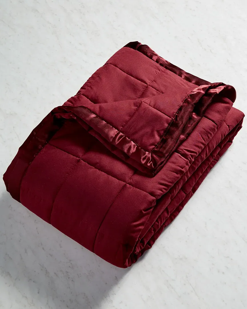 Down Alternative Solid Blanket - Cabernet, Polyester