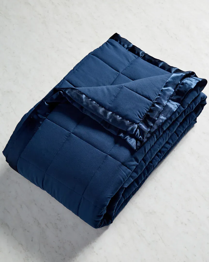 Down Alternative Solid Blanket - Insignia Blue, Polyester image