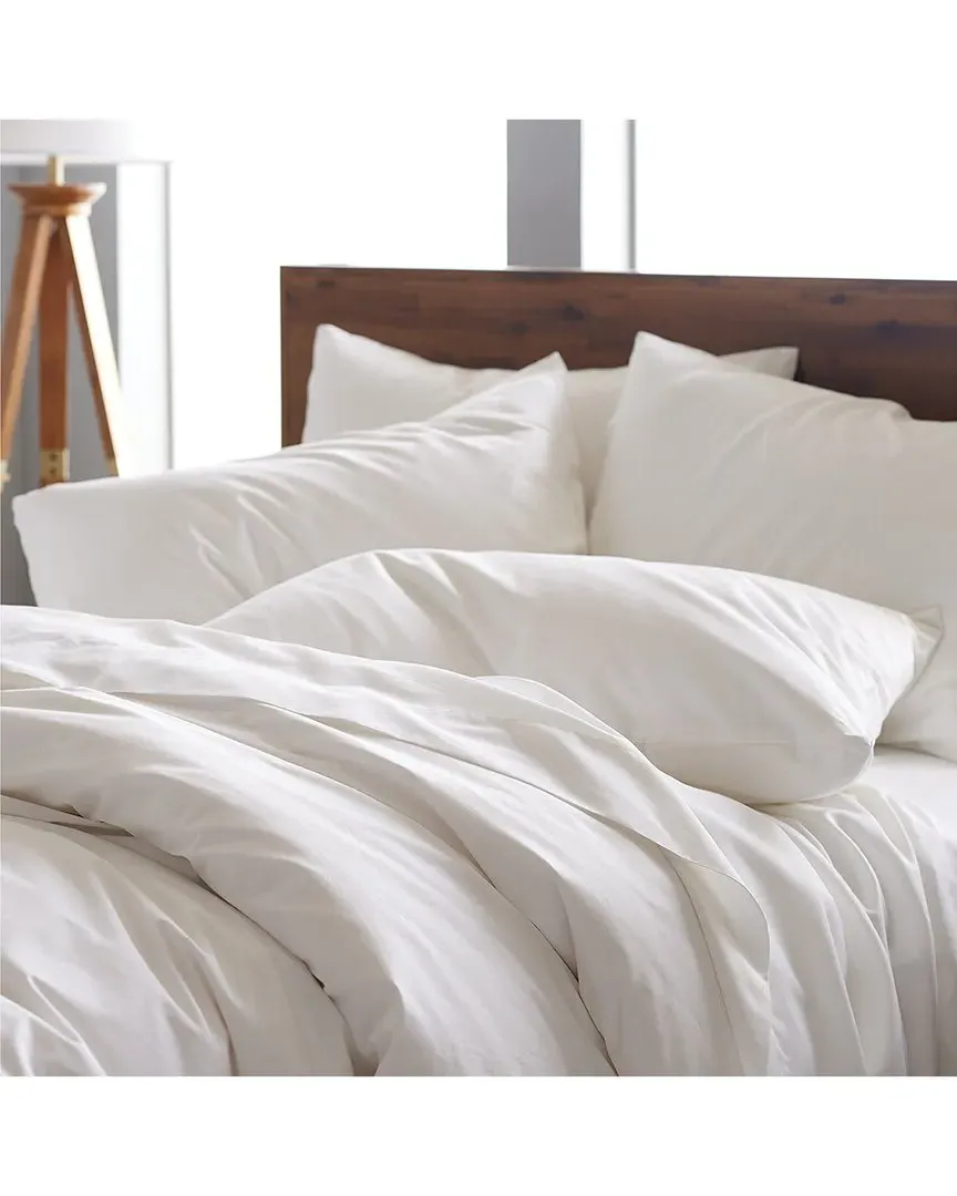 King Size Pillowcase Set - White, Cotton Sateen image
