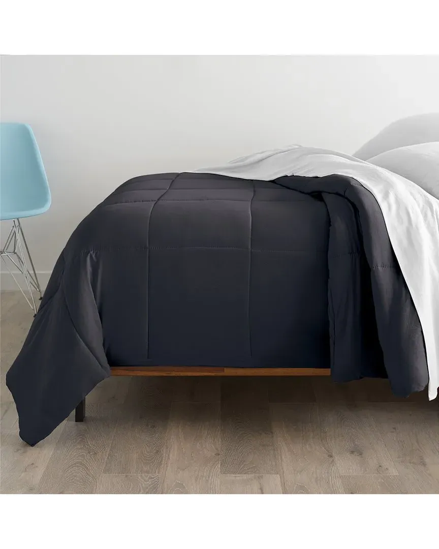 Microfiber Cozy Touch Down-Alternative Comforter - Black