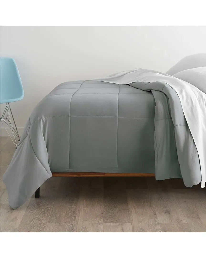 Microfiber Cozy Touch Down-Alternative Comforter - Grey
