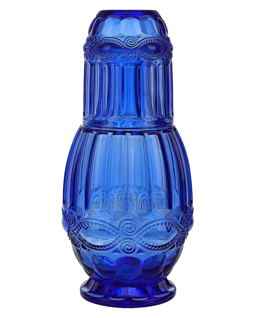 2pc Carafe & Cup Set - Blue, Glass