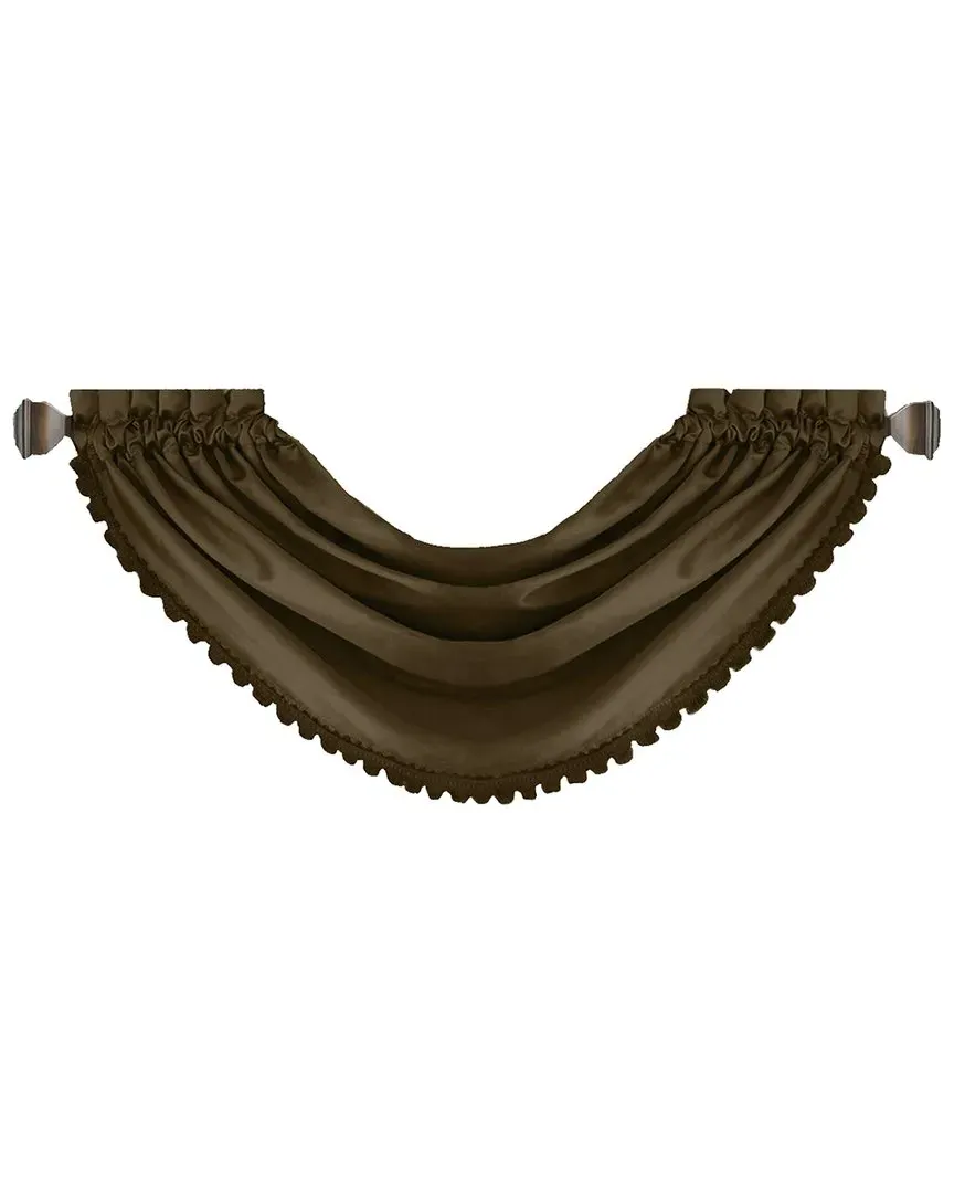 All Seasons Waterfall Window Valance - Chocolate, Polyester image