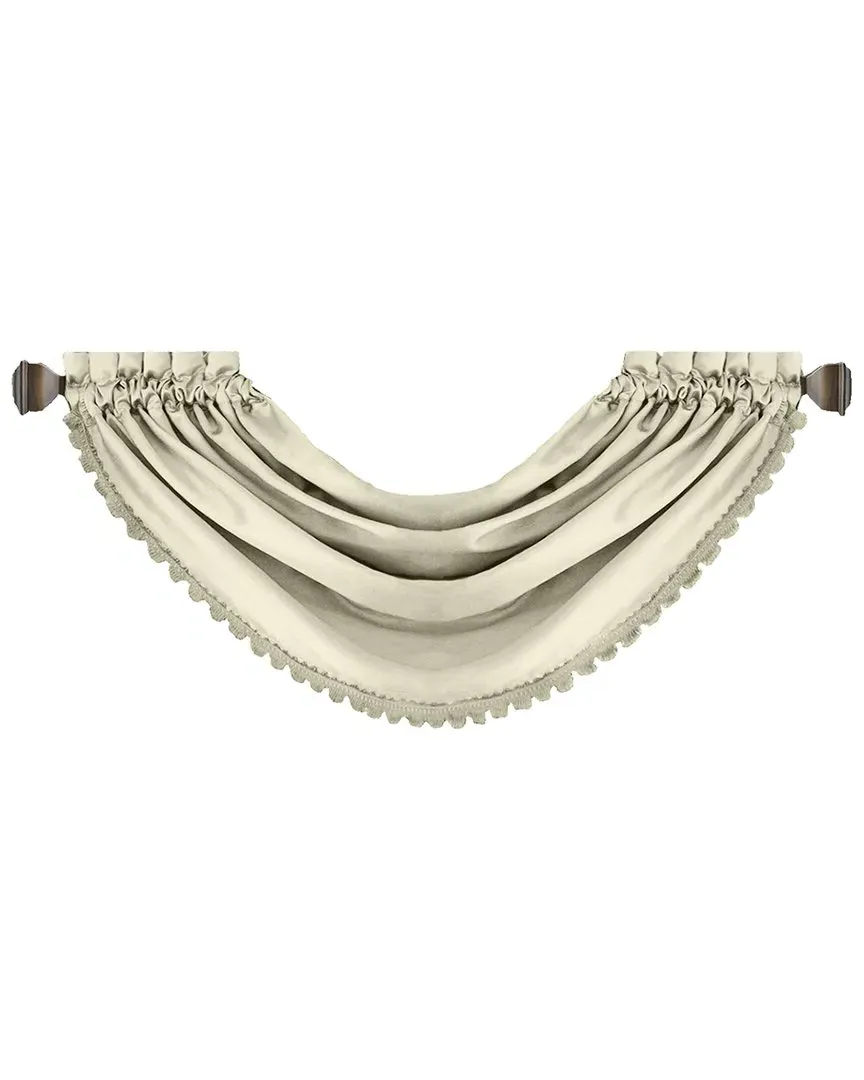 All Seasons Waterfall Window Valance - Ivory, Polyester